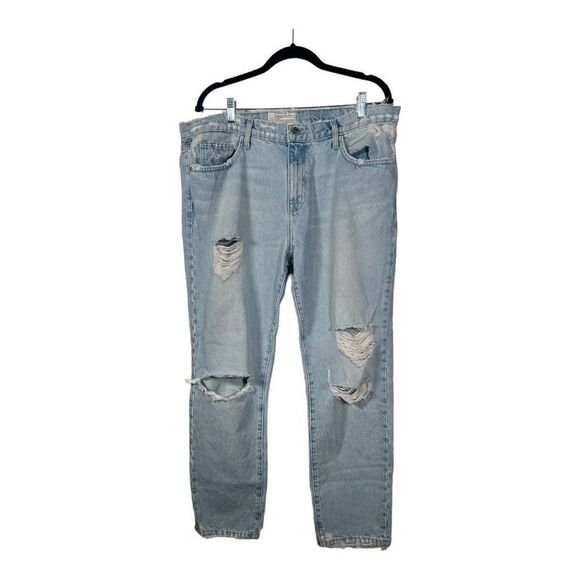 Current/Elliot Women's The Fling Alta Destroy 100% Cotton Ripped Jeans S… - Picture 1 of 10